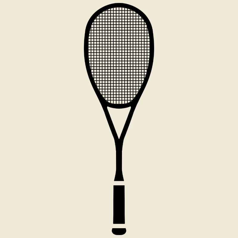 Raquette de squash divisée