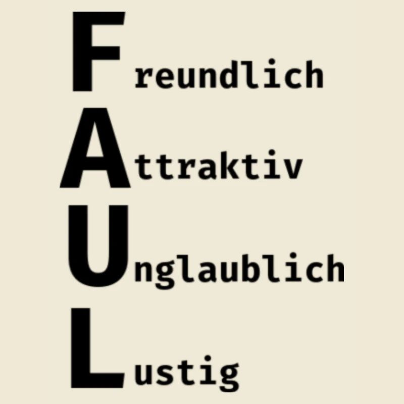 Faul geht auch anders