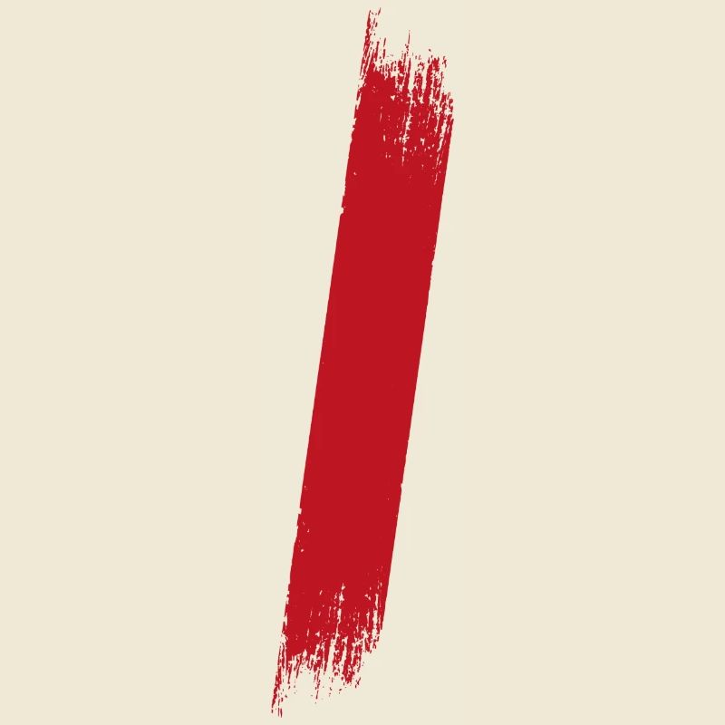Farbe Klecks Spritzer Maler Geschenk Strich rot