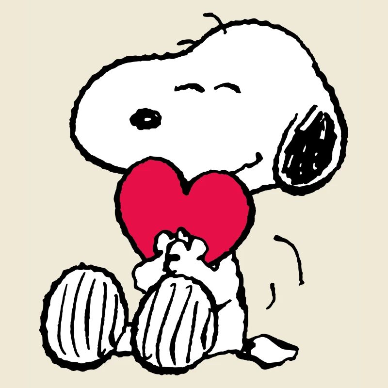 Peanuts Snoopy met hart