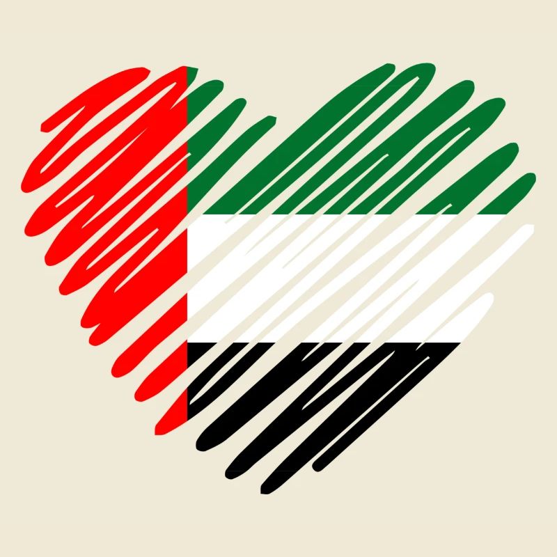 VAE Flagge Herz Design