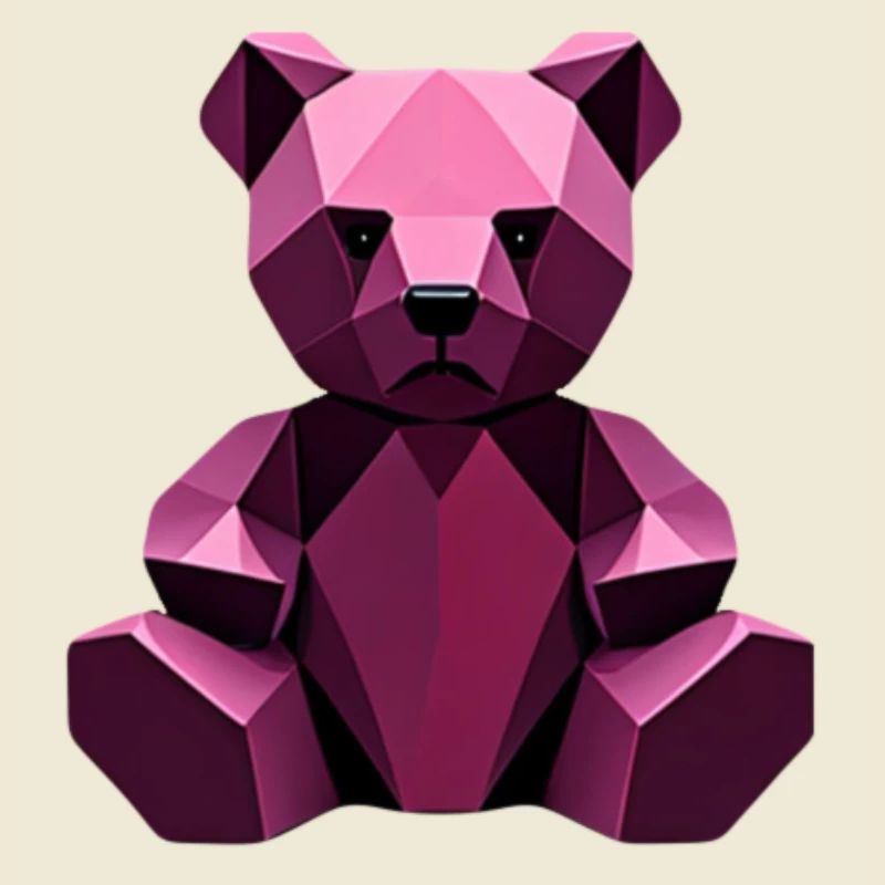 Teddy bear polygon