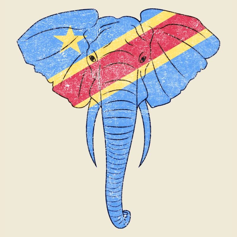 Congo Elephant - Free Congo - Support Congo