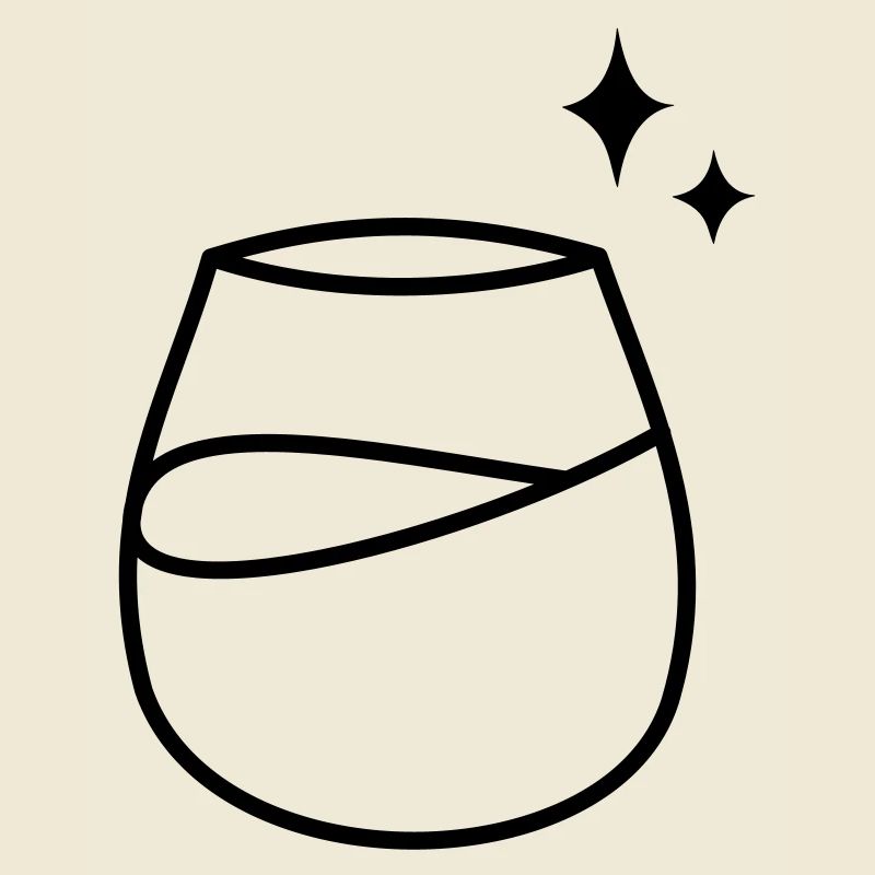 Minimalistic Drink black