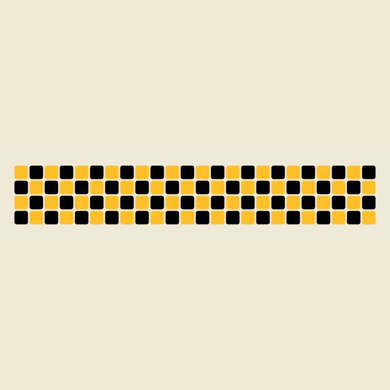 Bande à carreaux