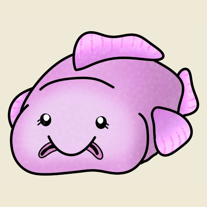 Blobfish, cute ugly fish