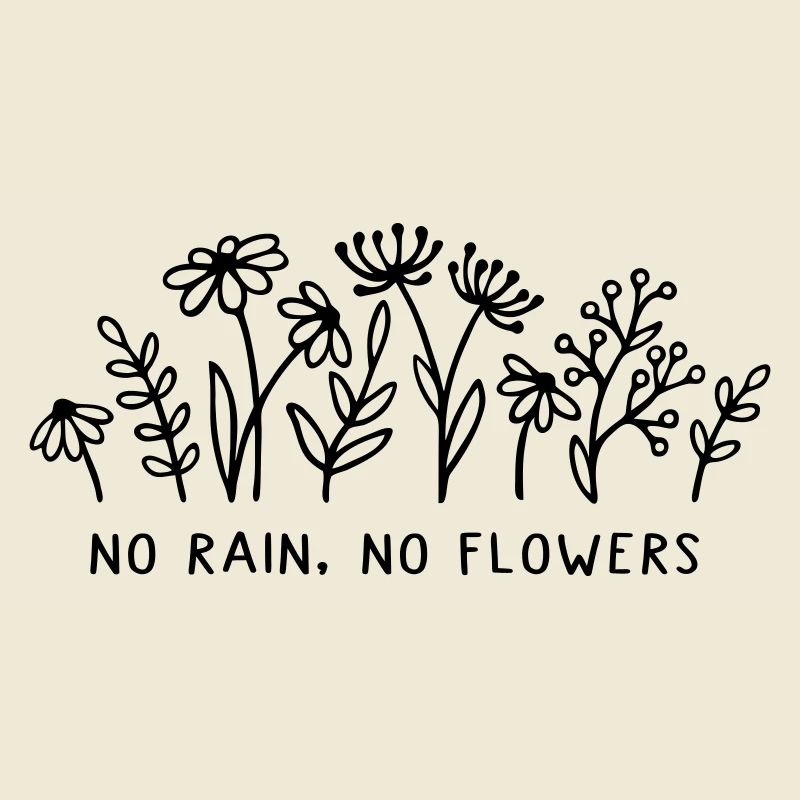 Pas de pluie, pas de fleurs