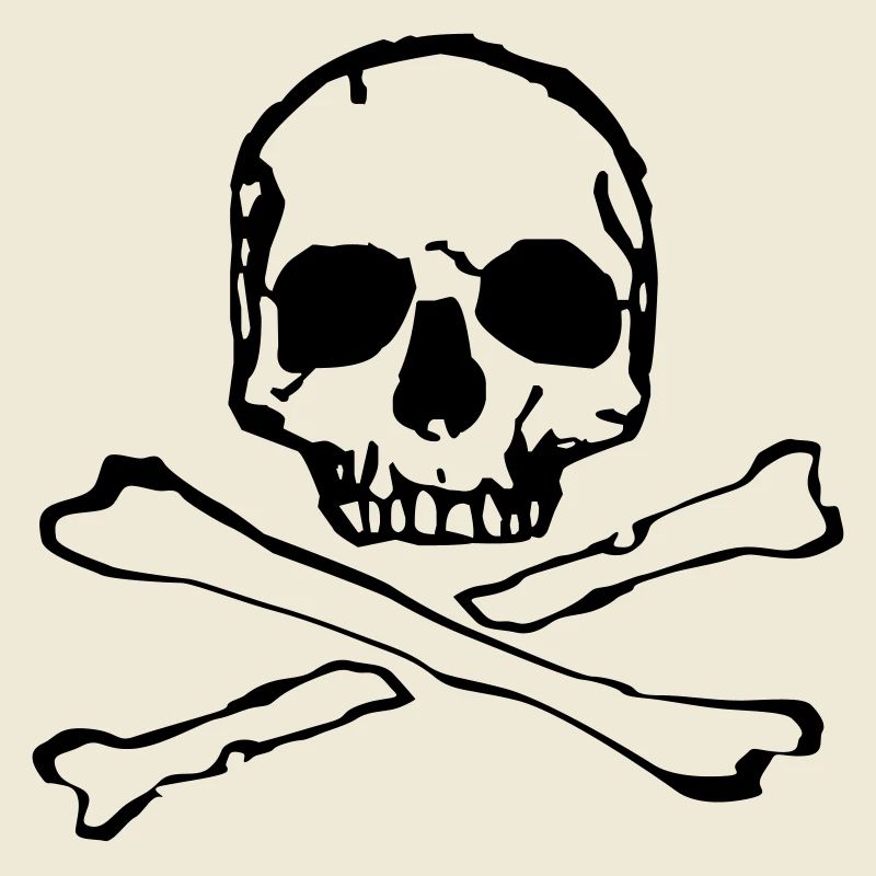 Totenkopf Skull Knochen Bones Tattoo Style