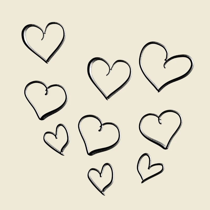heart pattern love