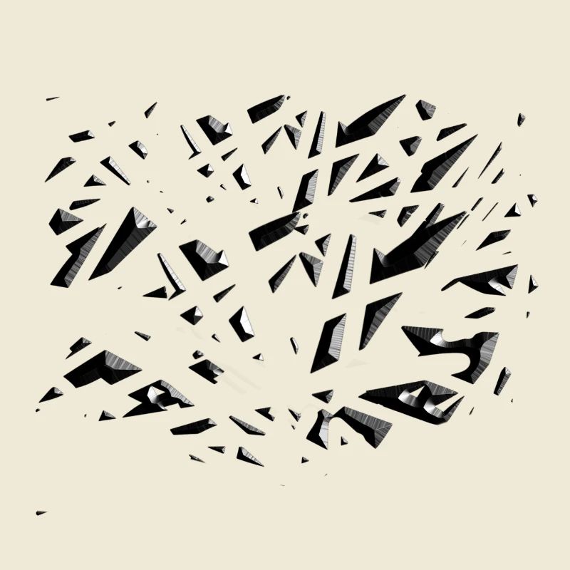 pattern grey shards
