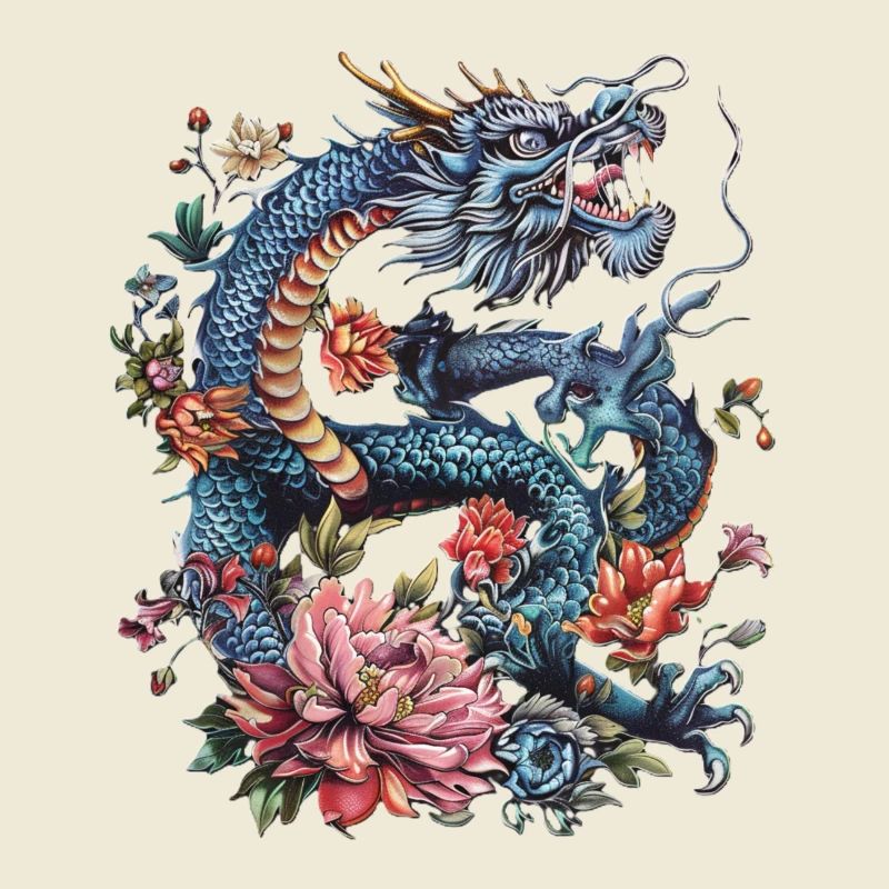 Blauer Drache