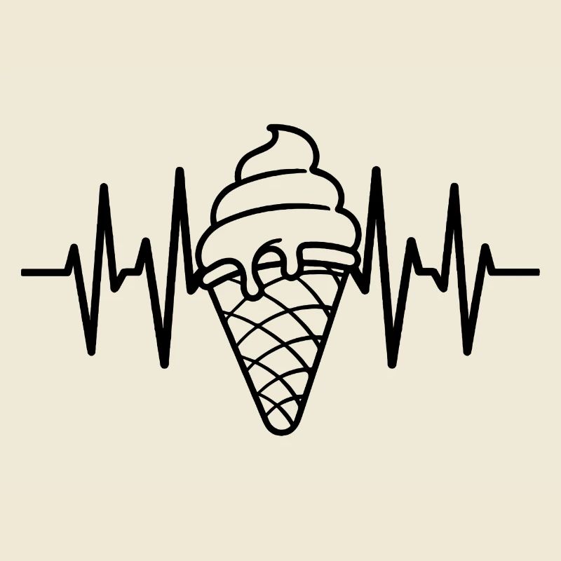 Eiscreme Liebe Eis Herzschlag