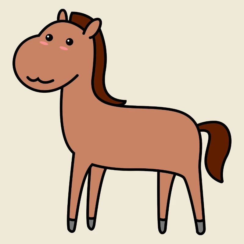 Pferd Comic Tier
