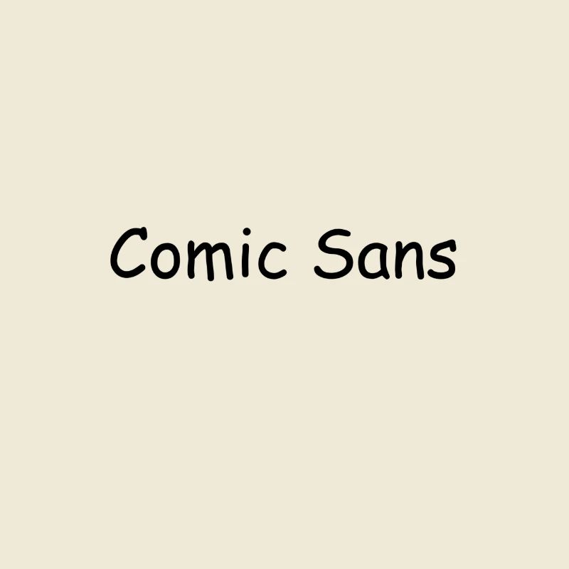 comic Sans