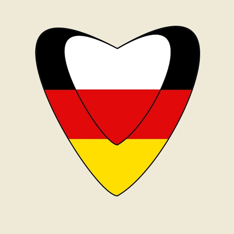 Deutsch-Pole Polen deutsch-polnisch Herz Geschenk