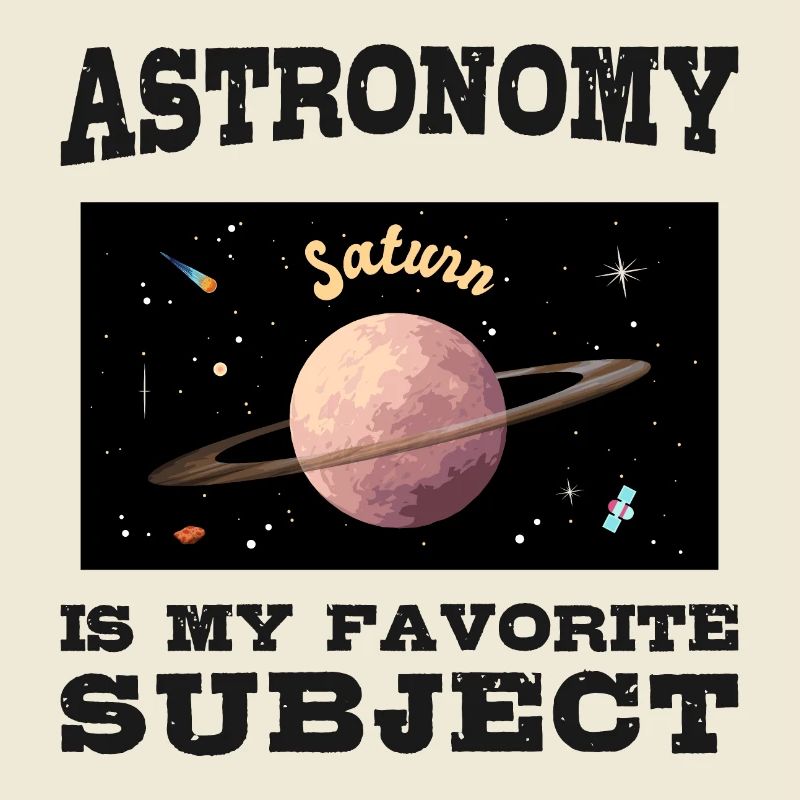 L’astronomie est mon sujet de prédilection, la planète Saturne