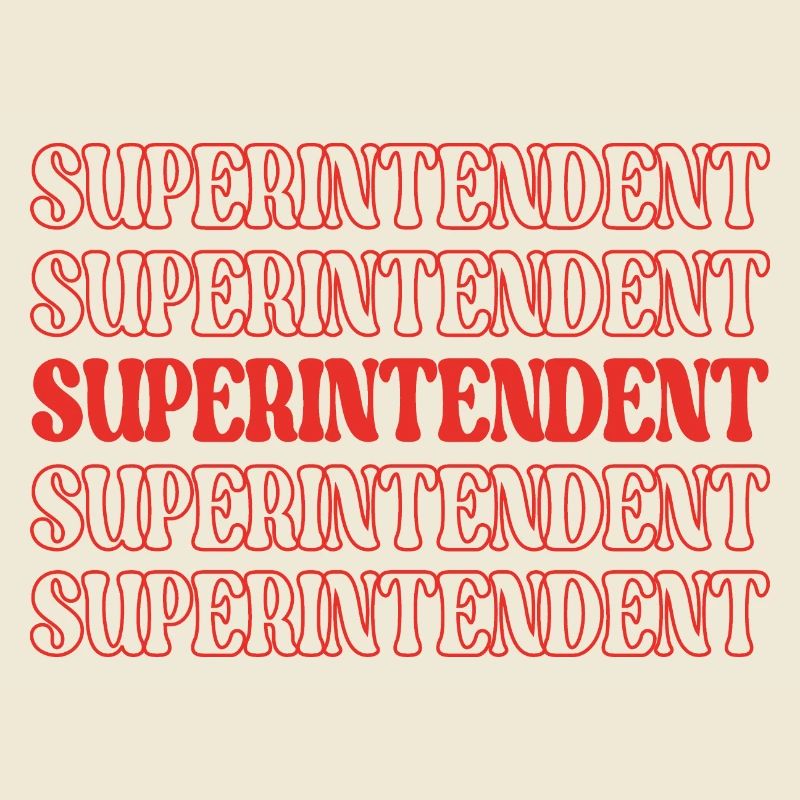 Superintendent Supervisor Direktor Chef