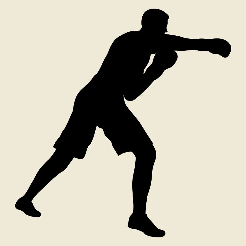 Boxer Boxen im Boxring