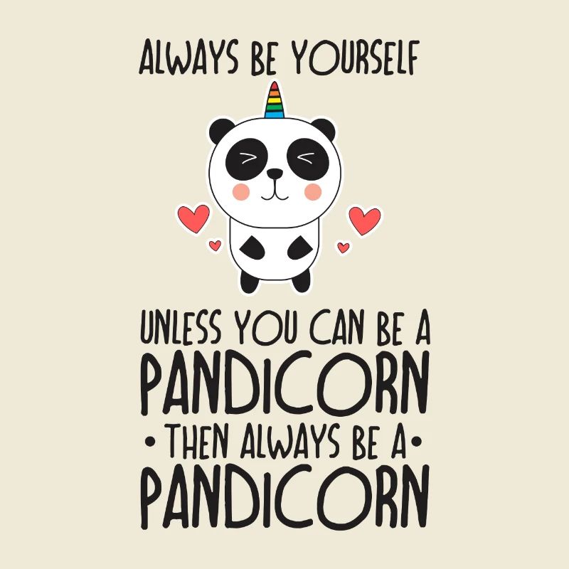 Pandicorn Panda Einhorn Geschenk Geschenkidee