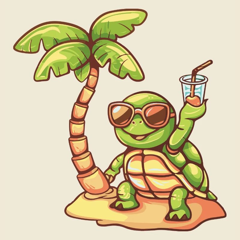 Turtle Summer Beach Vacation
