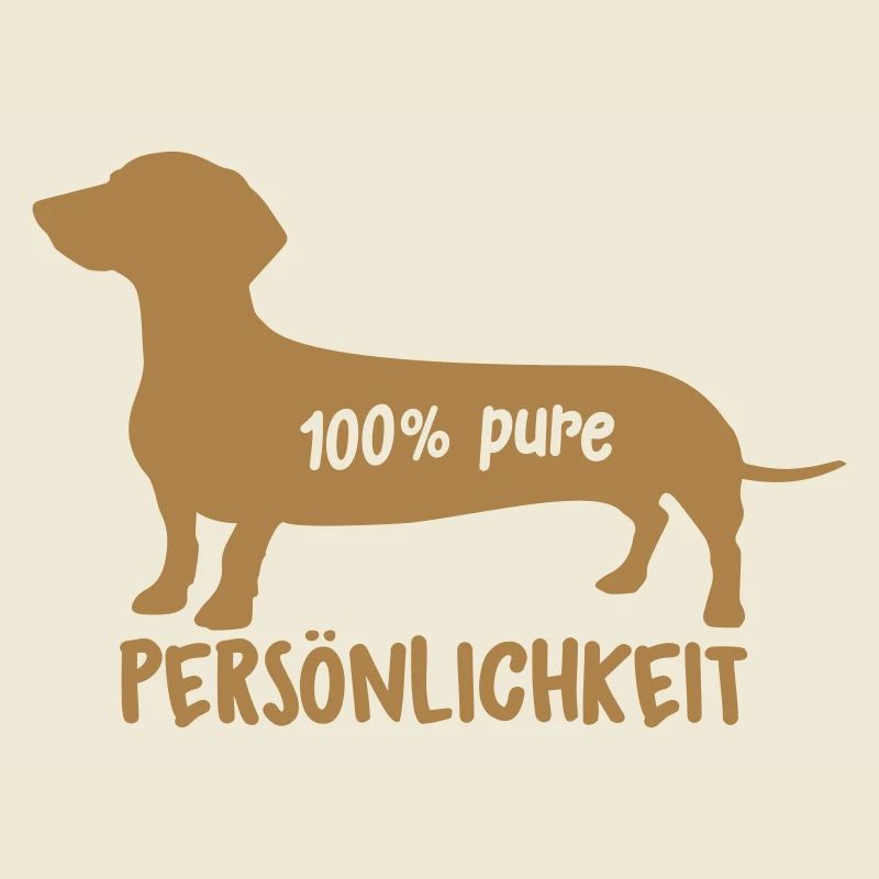 Dackel 100% Persönlichkeit