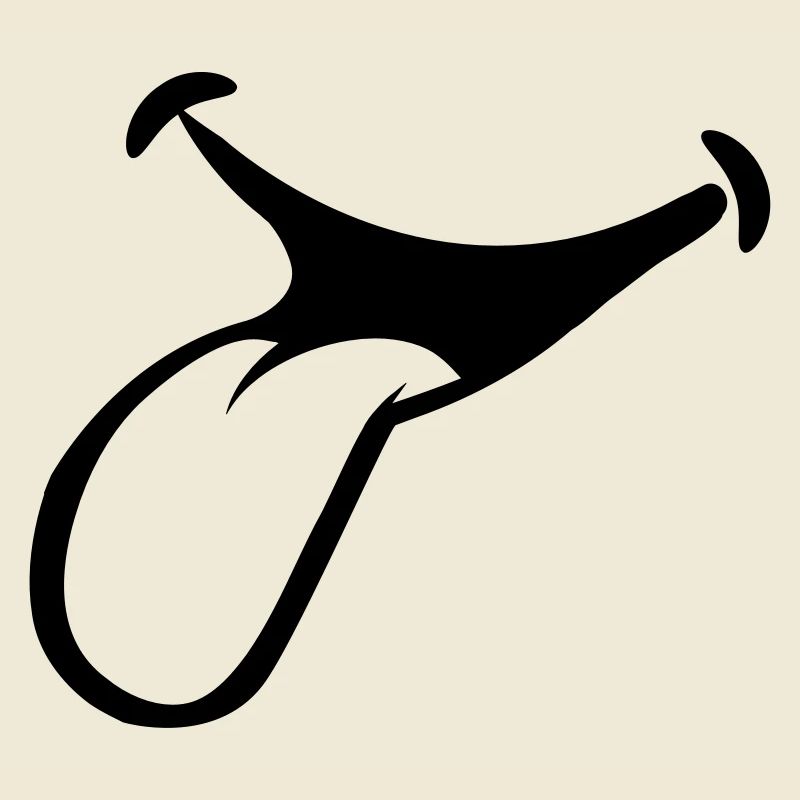 bâton de bouche langue