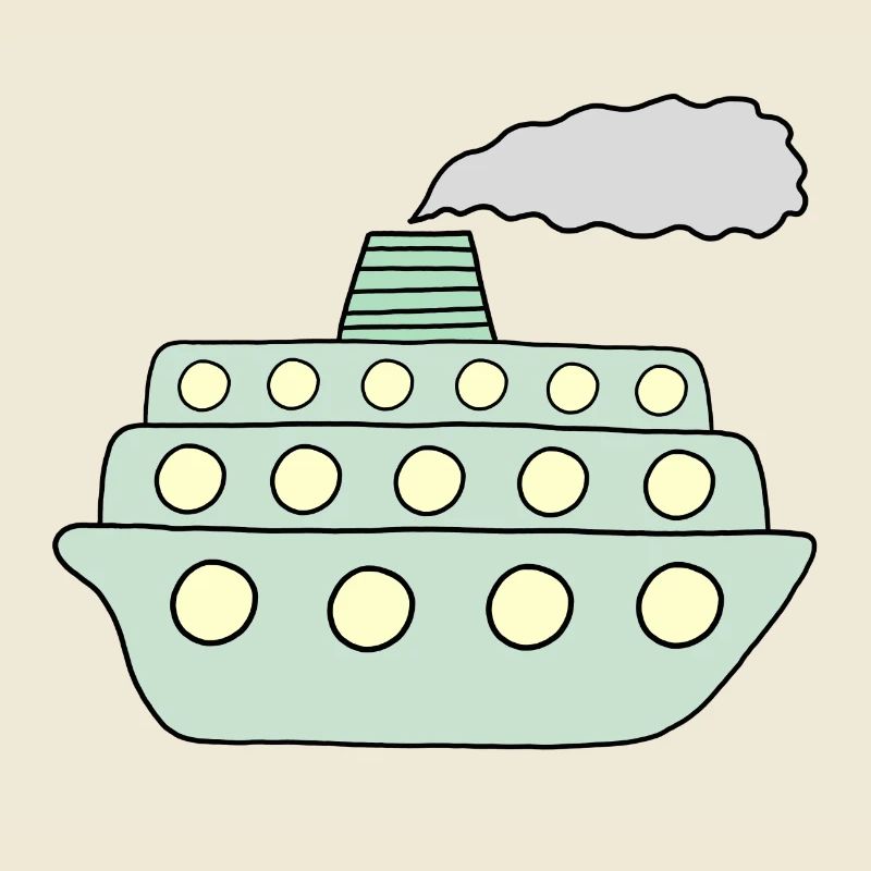 Grünes Schiff