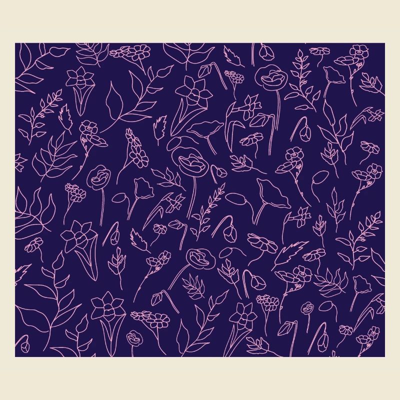 Delicate flower pattern