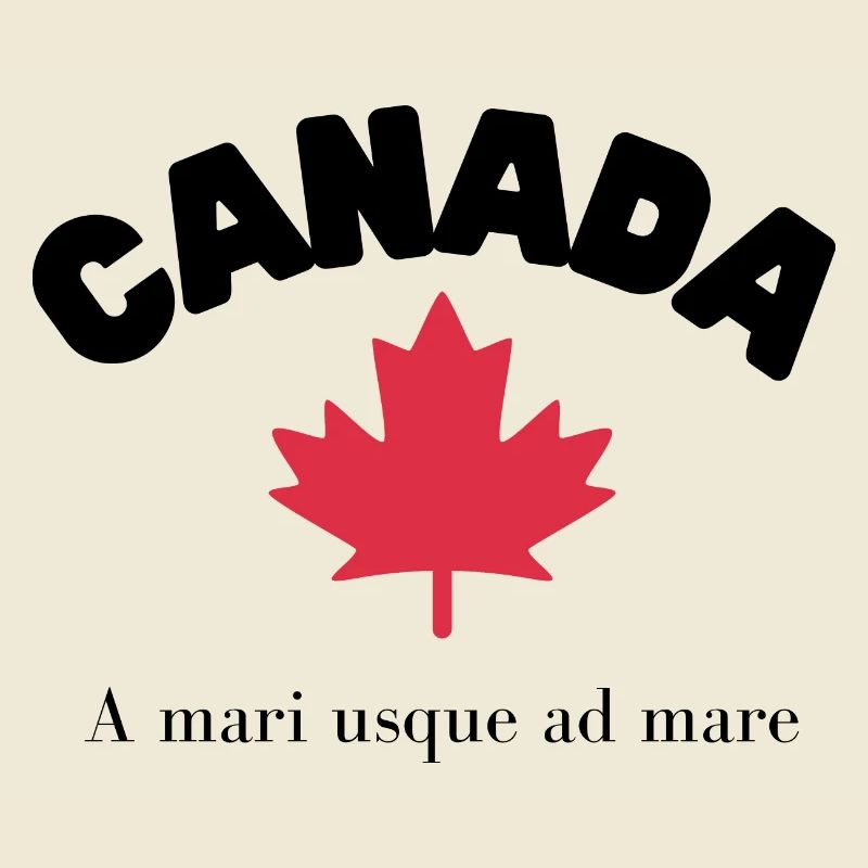 CANADA avec feuille d’érable et devise