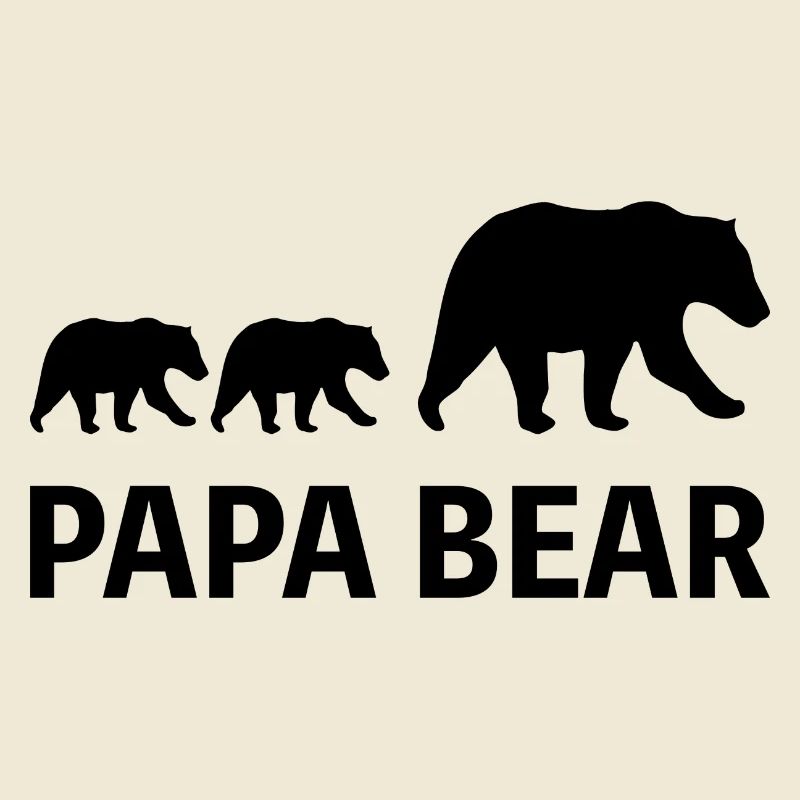 Papa Bear Vatertag Dad Geschenk