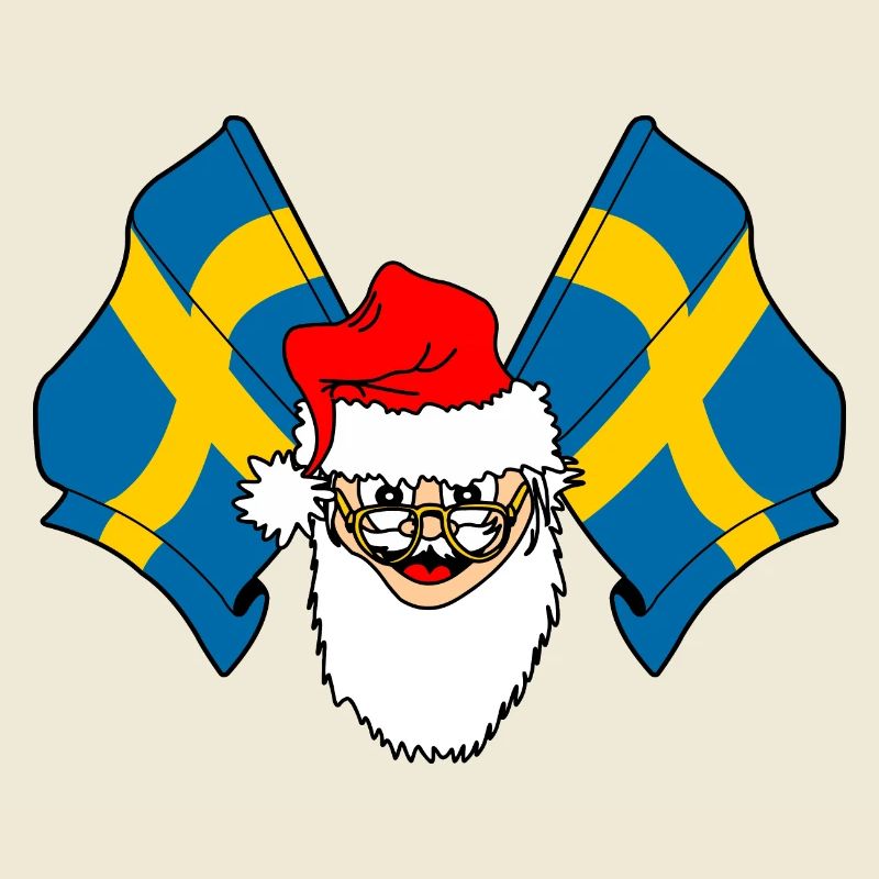 Le Père Noël drape la Suède