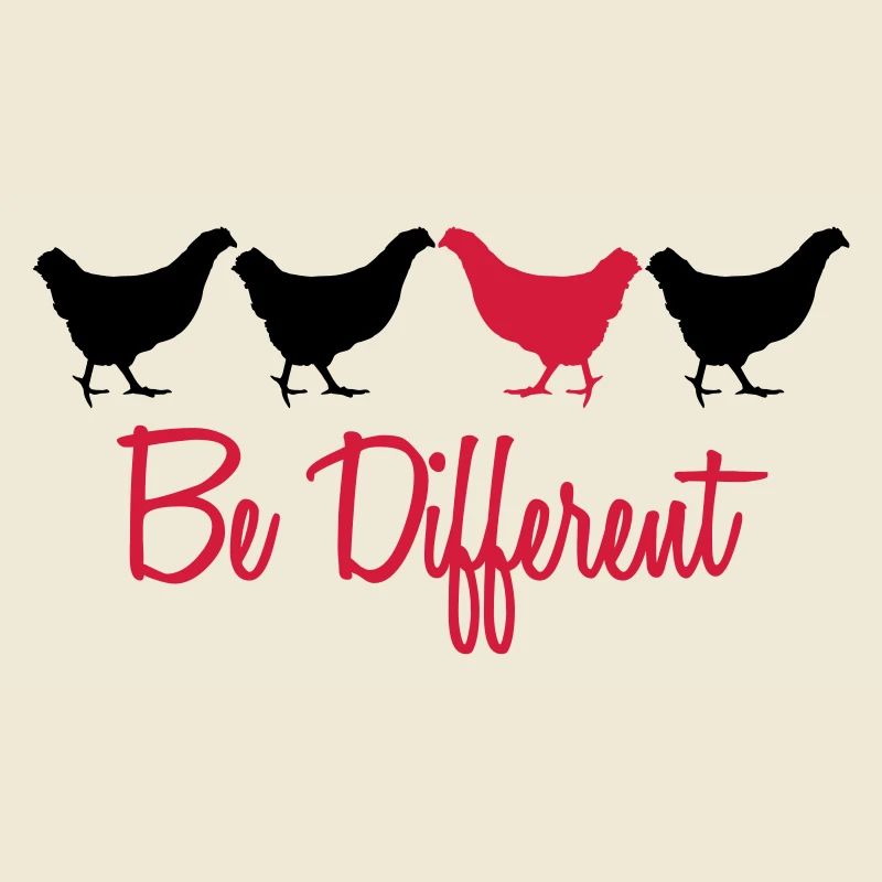 Être mit Huhn différents texte