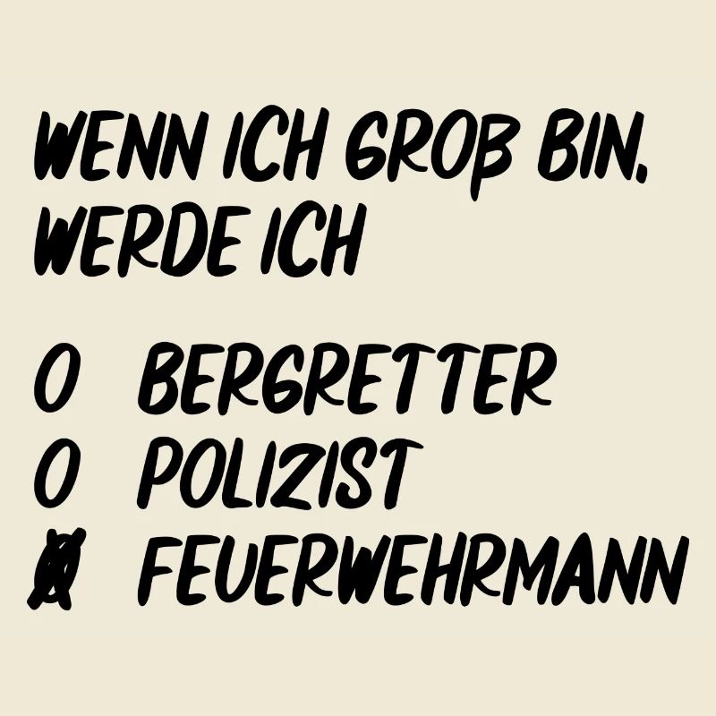Ich werde Feuerwehrmann