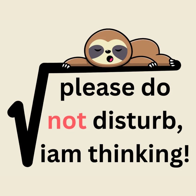 Please do not disturb Iam thinking!