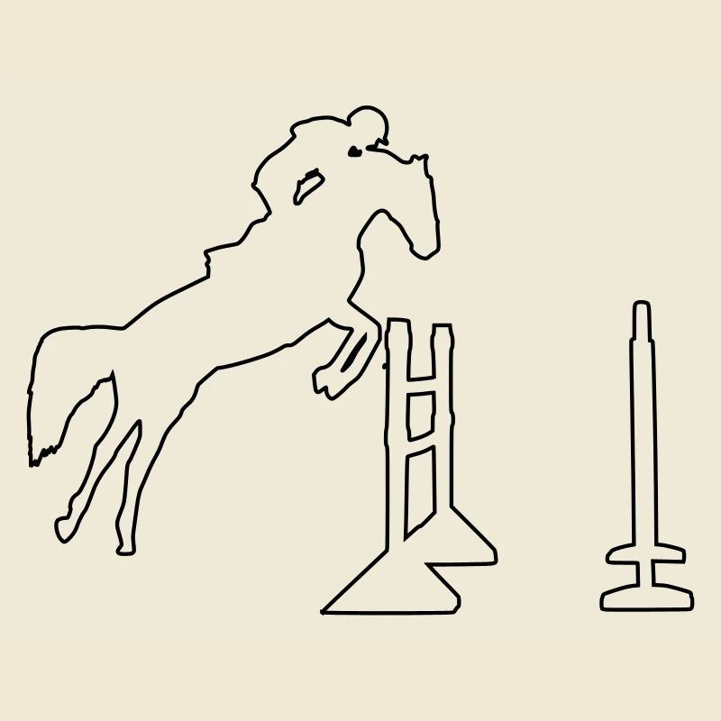 Cheval, Concours complet, Saut d’obstacles, cavalier