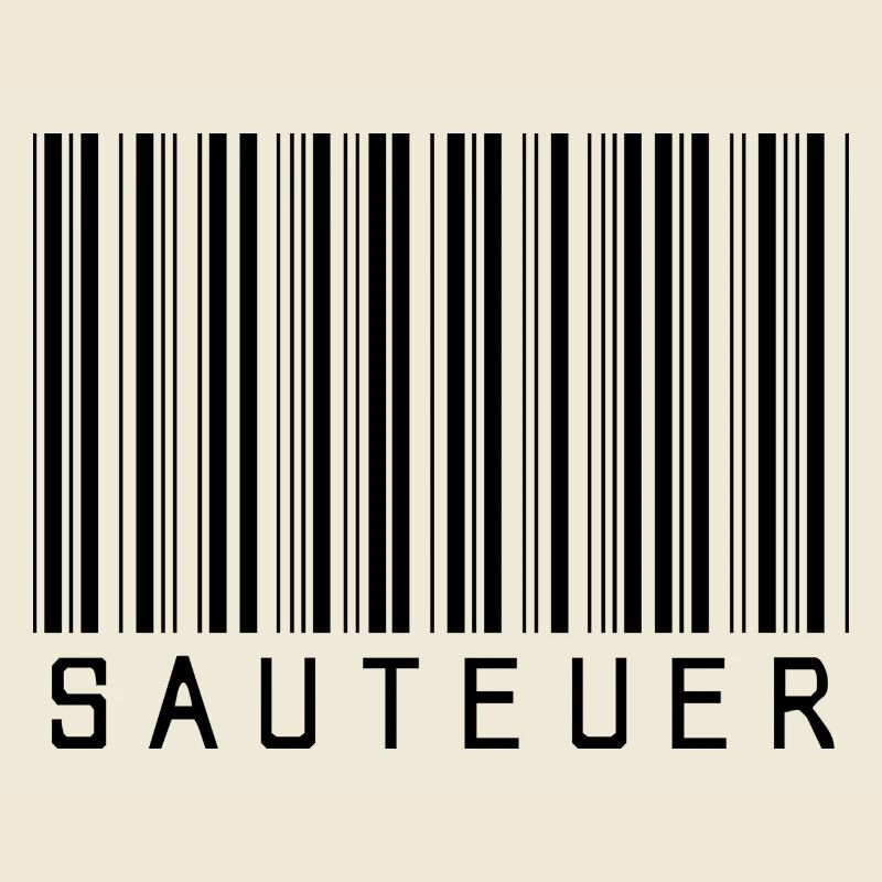 Strichcode "SAUTEUER" black/schwarz
