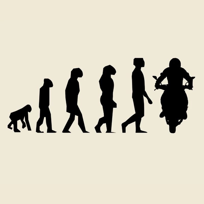 Motorrad-Evolution