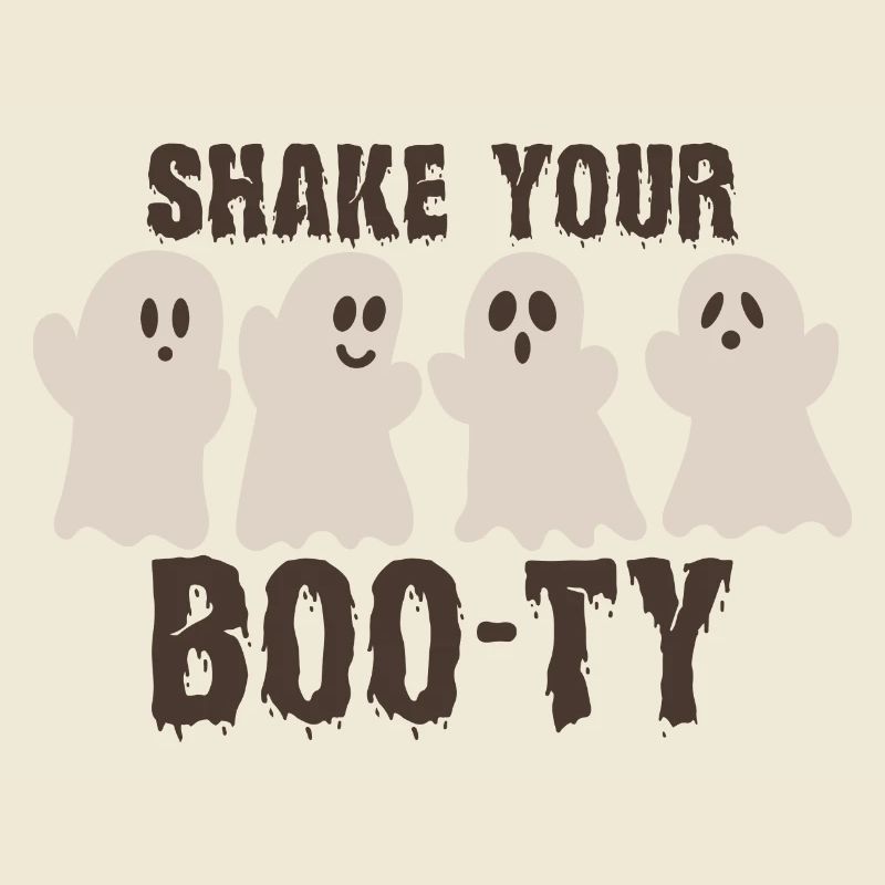 Funny Halloween Ghosts Crew - Shake your Booty