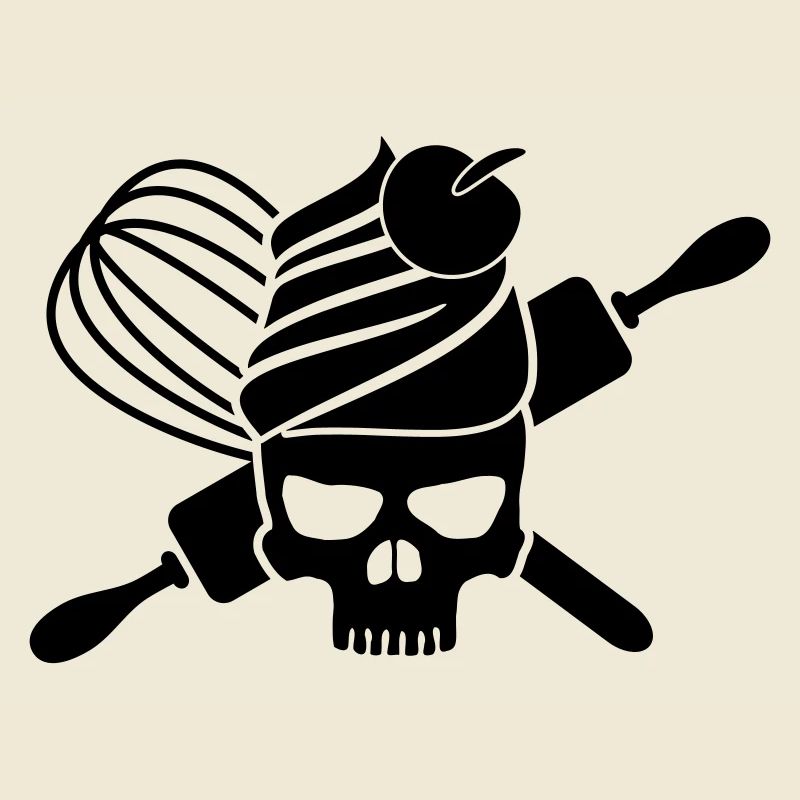 Crâne de cupcake