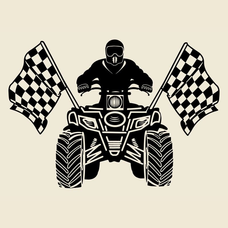 Drapeaux d’arrivée quad