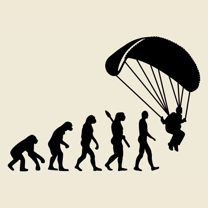 Evolution Fallschirmspringen