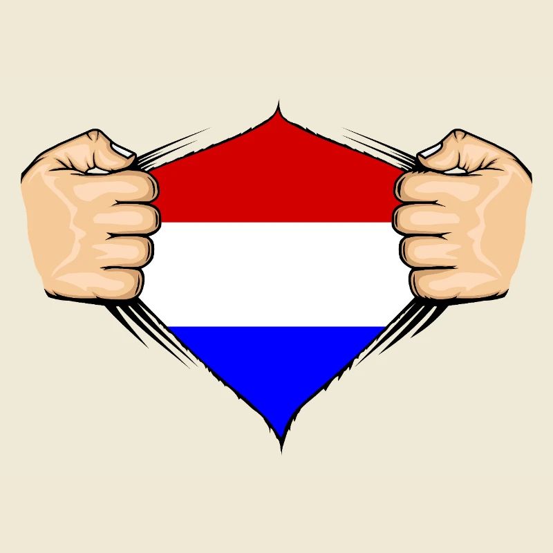Conception du drapeau de la Hollande