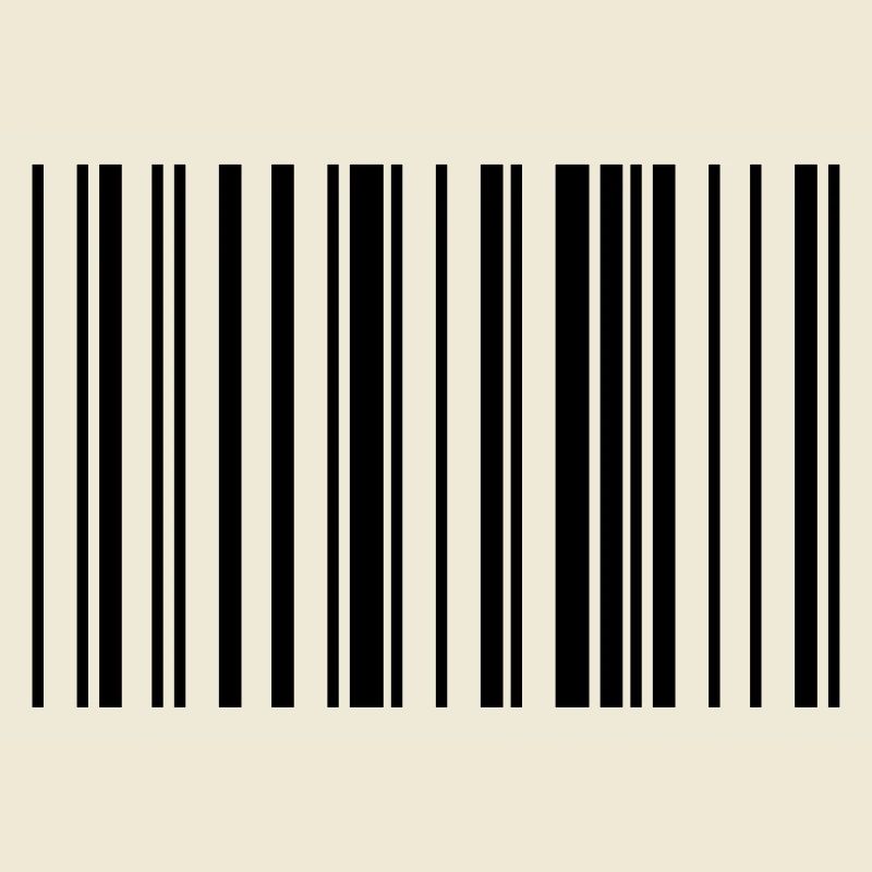 Bande de code à barres rayée