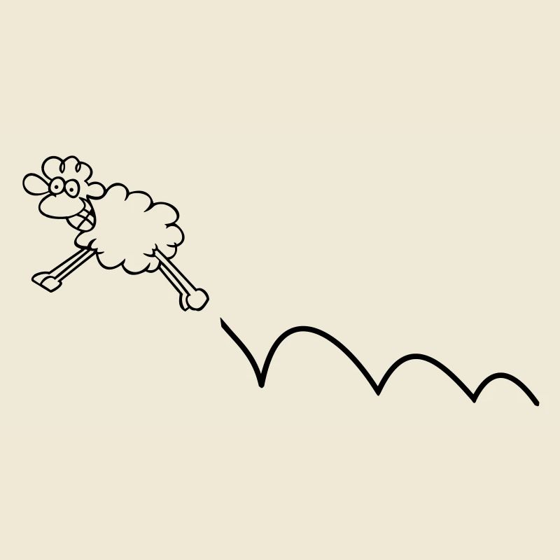 bouncing sheep