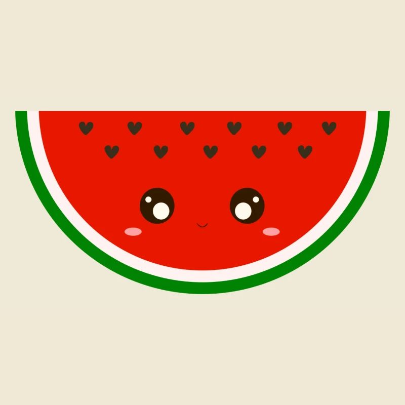 pastèque kawaii
