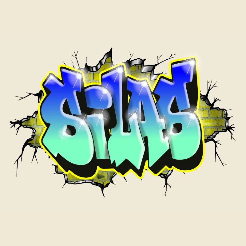 Graffiti SILAS Rubbelgeschenk GEBURTSTAG GEBURT