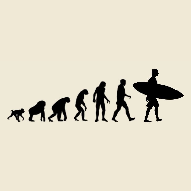 Evolution homme surf