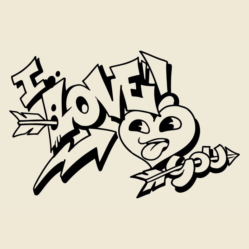 Ich liebe dich / Graffiti / Valentinstag