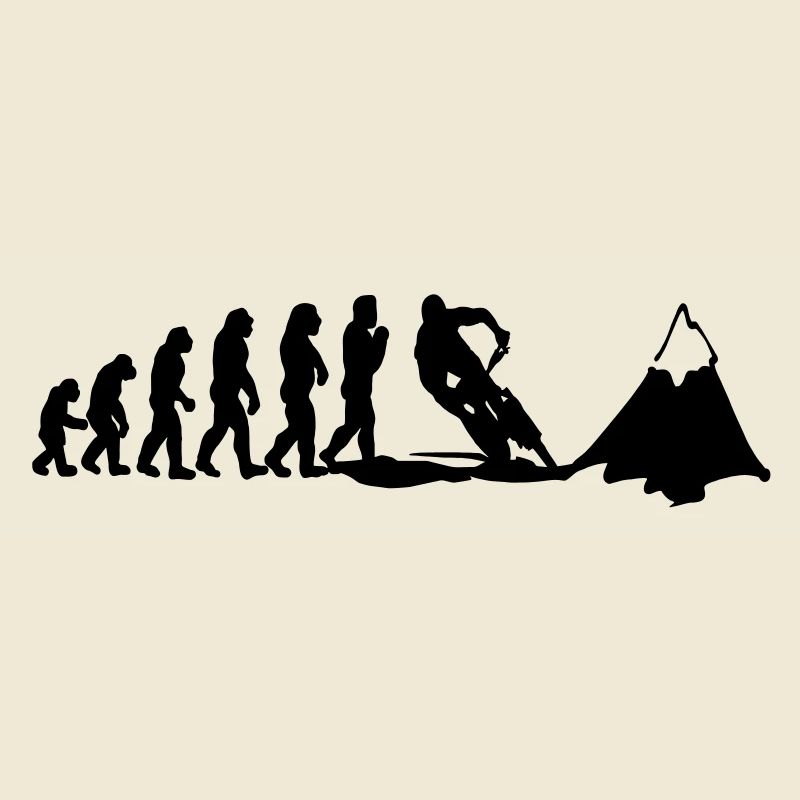 l'évolution de vélo de montagne