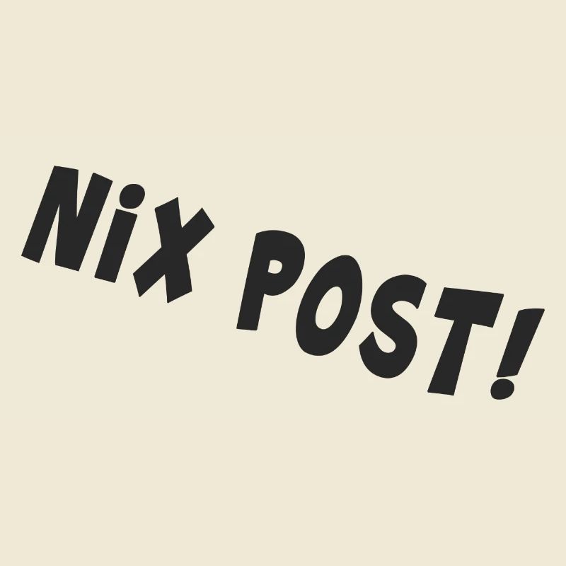 post postbote flaschenpost "nix post"